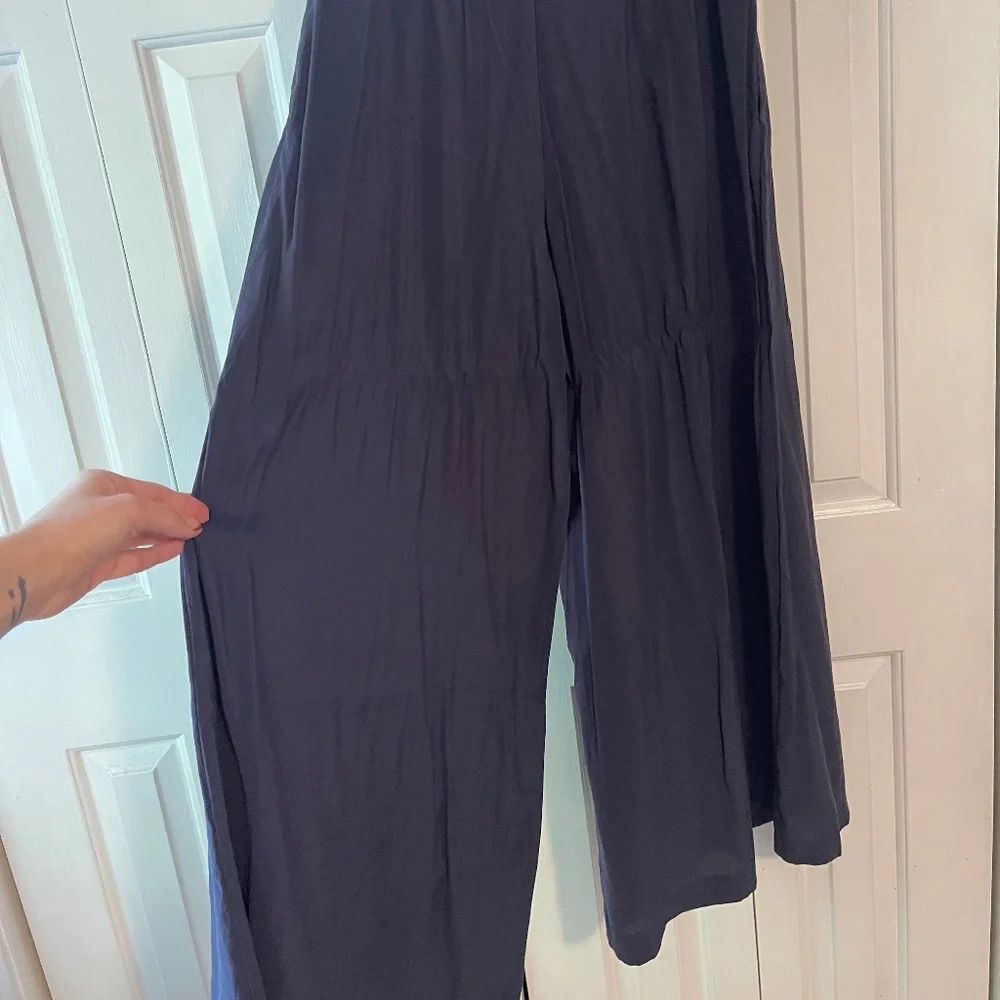 NWT Anthropologie Pleated Wide-Leg Trousers - Picture 3 of 5